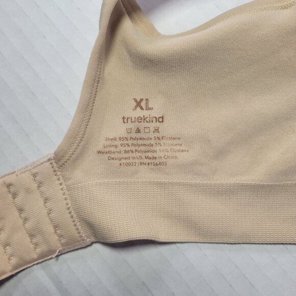 Truekind Chai Daily Comfort Supportive Wirefree Shaper Bra #10022 Size XL - Picture 4 of 5